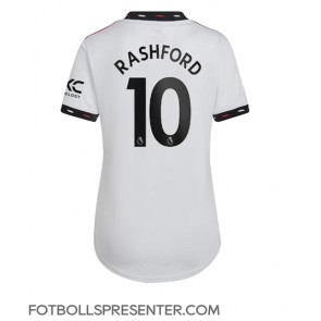 Manchester United Marcus Rashford #10 Borta Matchtröja Dam 2022-23 Kortärmad